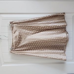 White House Black Market Polka Dot Skirt